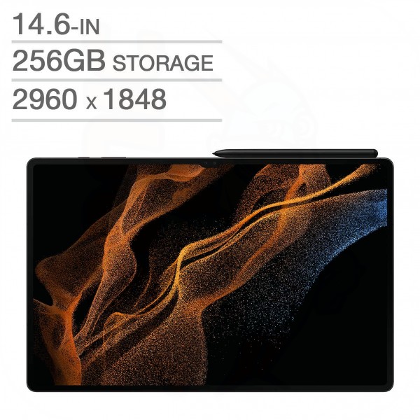 Samsung Galaxy Tab S8 Ultra 14.6″ 256GB Android 11 Tablet w/ Qualcomm SM8450 8-Core Processor – Graphite