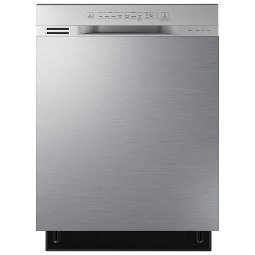 New* Samsung Lave-vaisselle encastrable 24 po 51 dB avec troisième panier (DW80N3030US/AA) – Inox