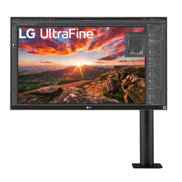 LG – Ultrafine moniteur 27UN880 IPS UHD de 27 po, avec port USB de type C, technologie HDR et socle Ergo