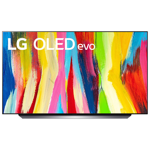 LG 48″ 4K UHD HDR OLED webOS Evo ThinQ AI Smart TV (OLED48C2PUA) – Dark Titan Silver